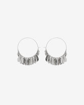 Metal Shiny Leaf Earrings