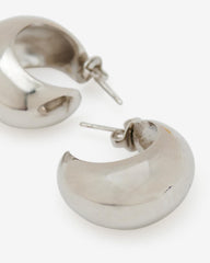 SHINY CRESCENT EARRINGS