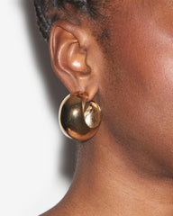 Shiny Crescent Earrings