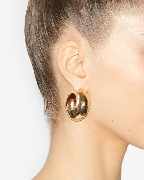 Shiny Crescent Earrings
