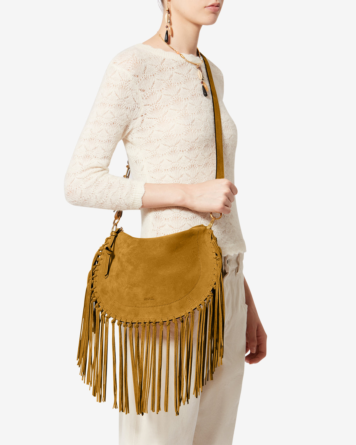 OSKAN SOFT ZIPPED BAG FRINGE