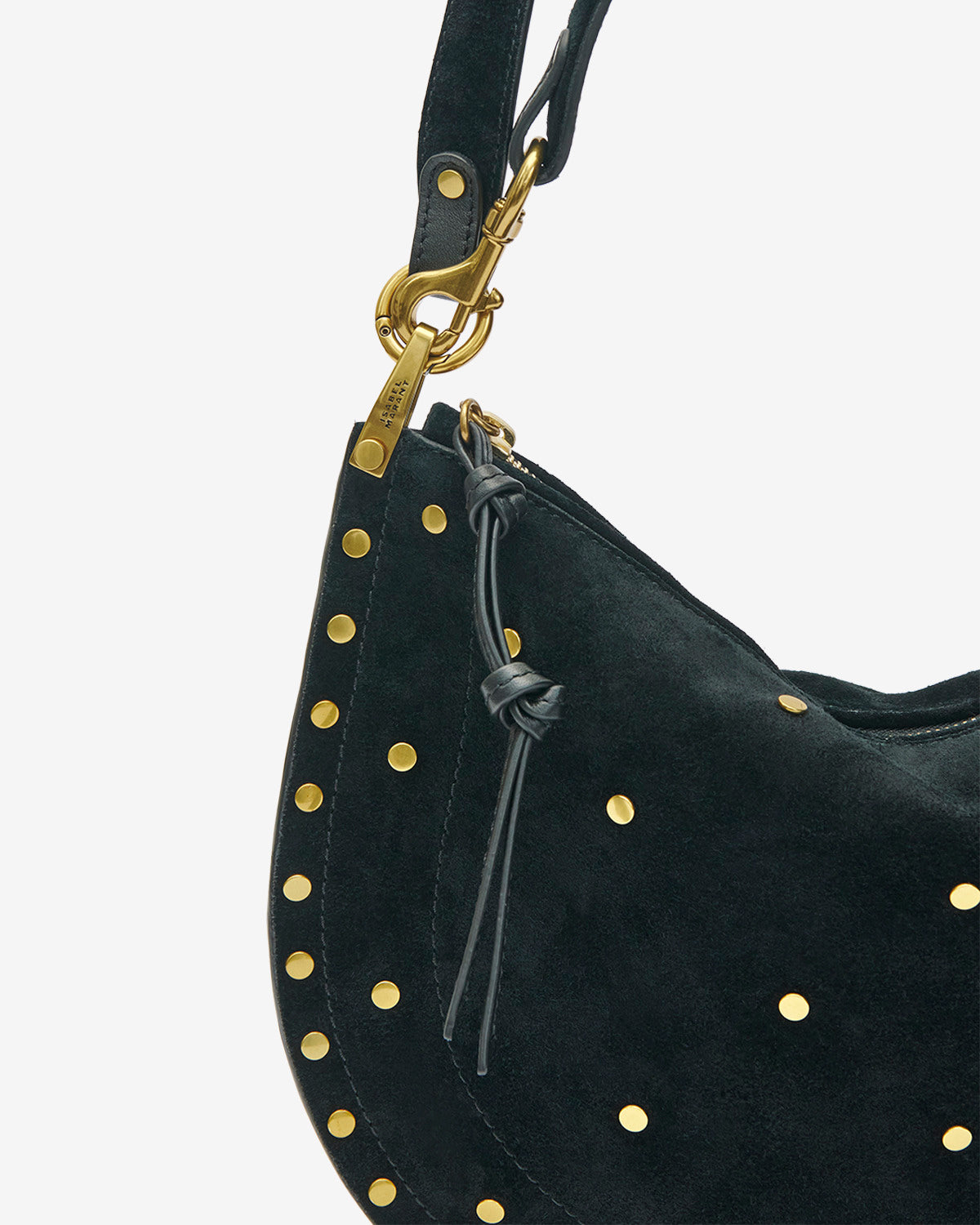 OSKAN SOFT ZIPPED BAG WITH STUDS