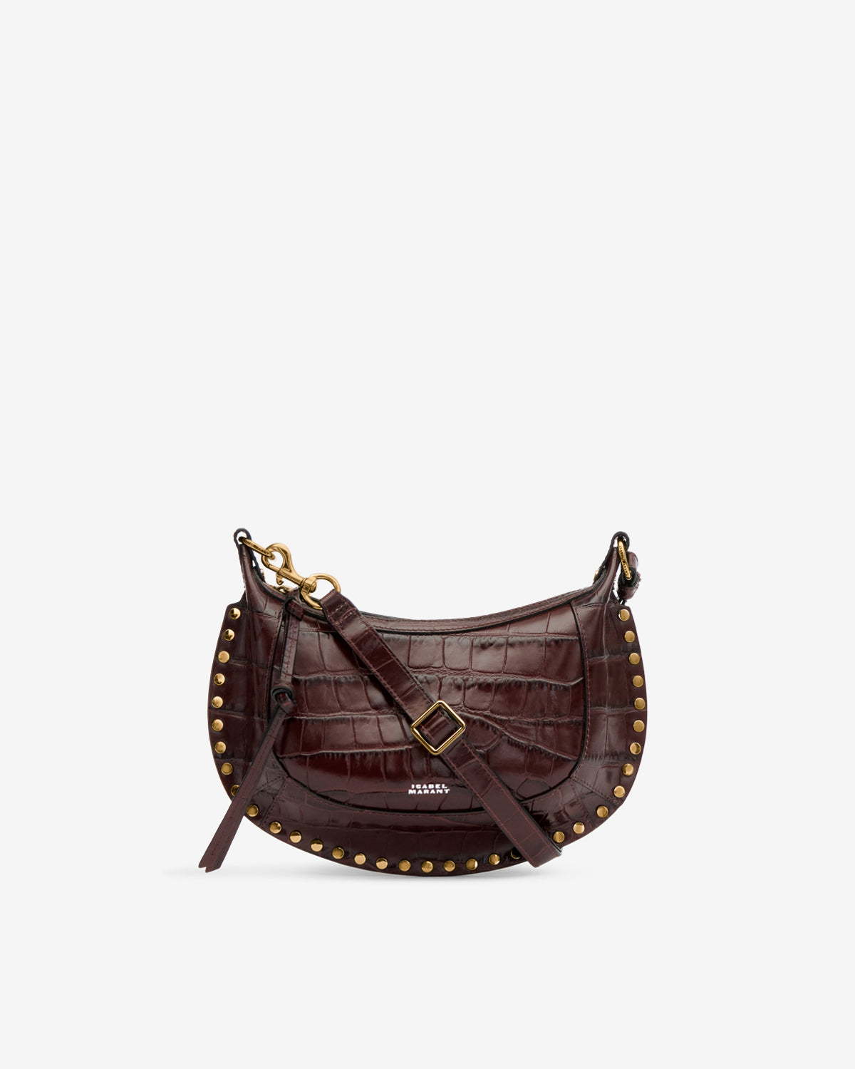 OSKAN MOON LEATHER CROCO BAG