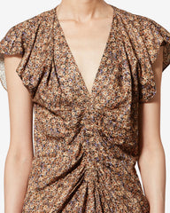 LYNDSAY SILK DRESS