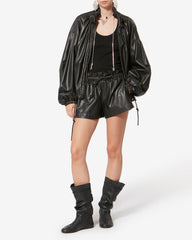 NEELA FAUX LEATHER JACKET
