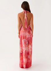 California Maxi Dress - Flamingo Fling