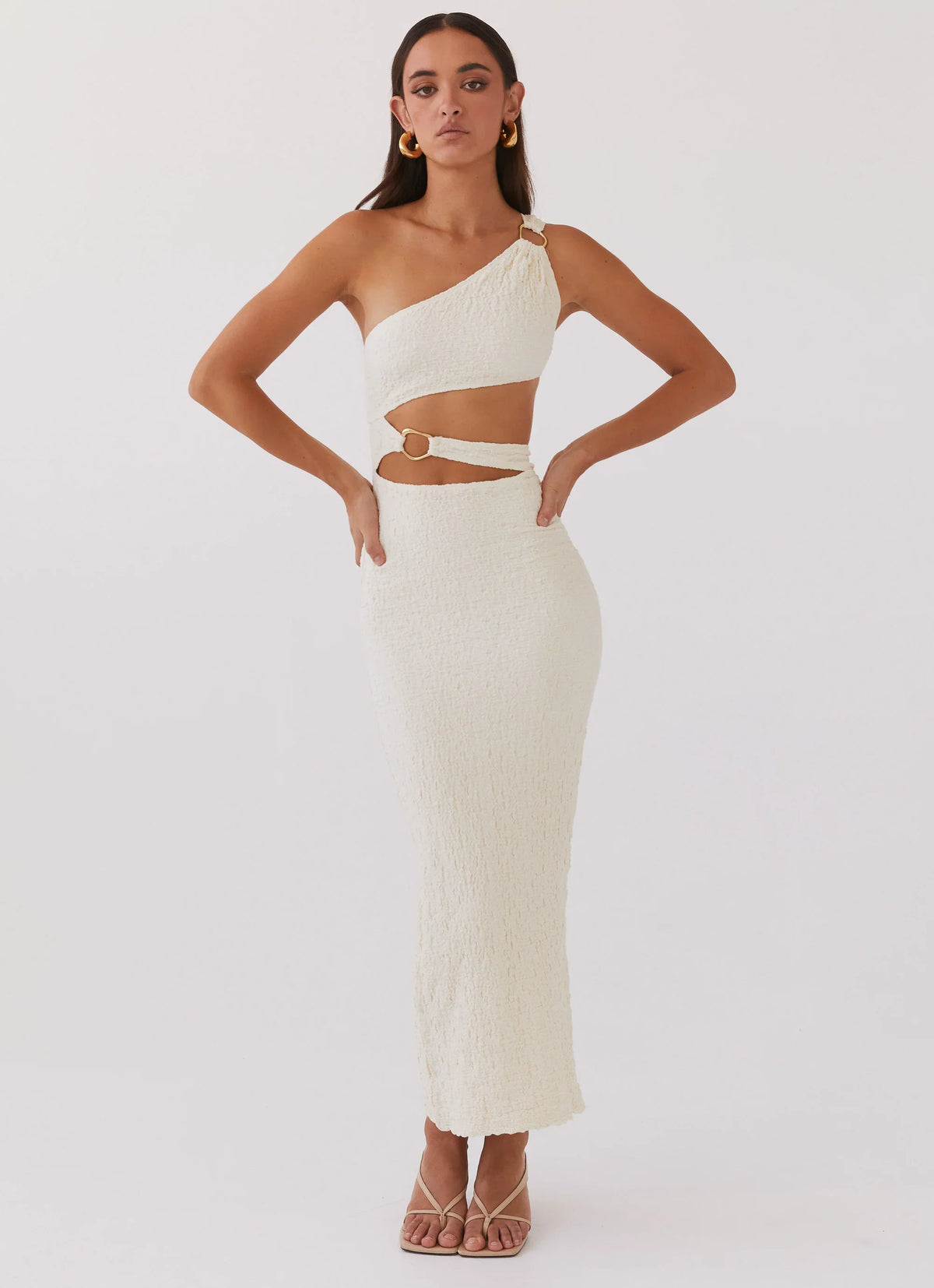 North Haven Maxi Dress - Ivory Wave