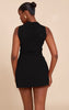 Black Trim Shift Mini Dress